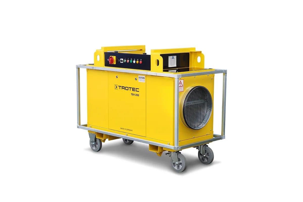 Nagrzewnica elektryczna Trotec TEH 200 w ramie ochronnej na kółkach